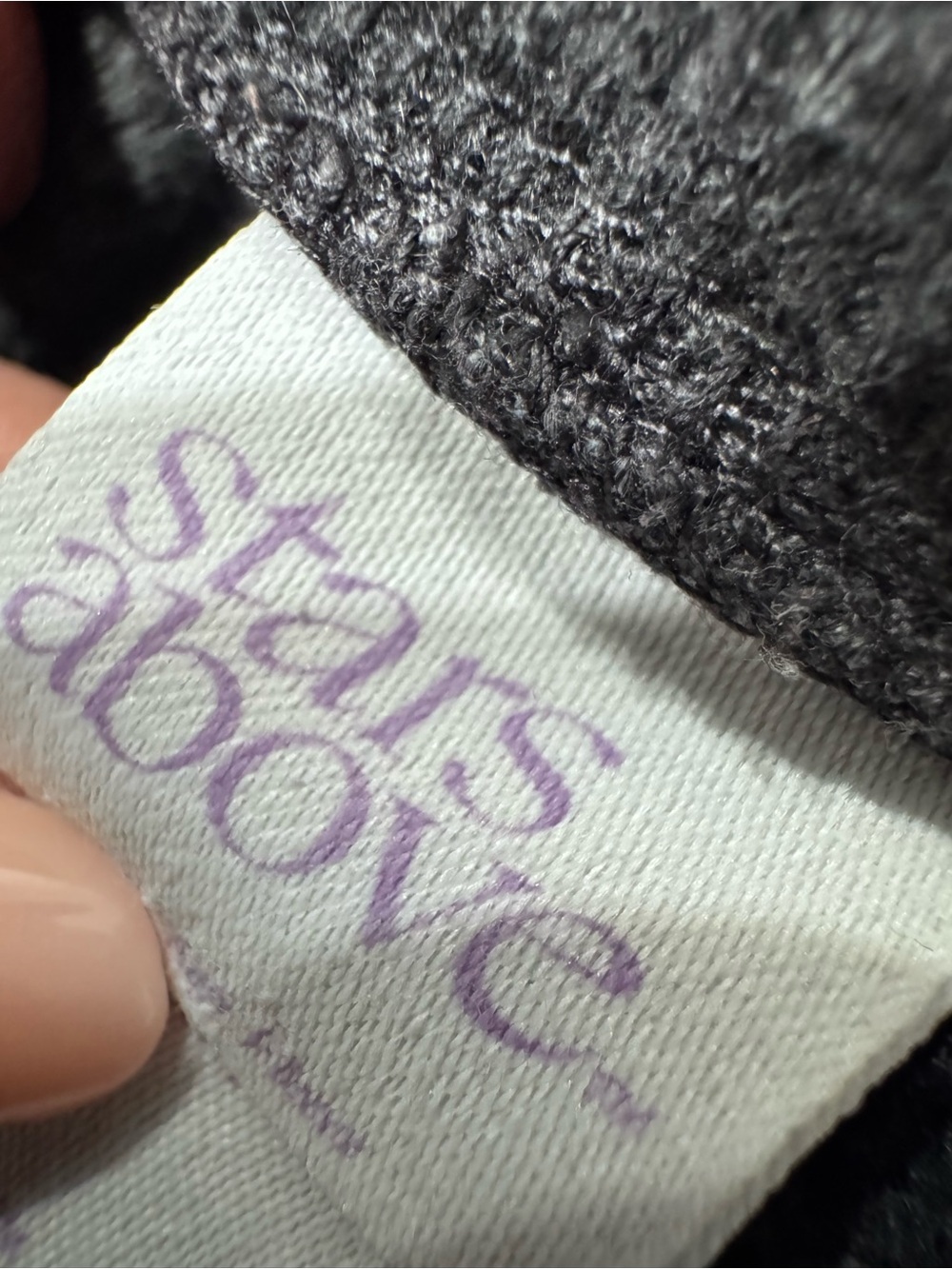 Stars Above Dark Gray Drawstring Jogger - Picture 4 of 5